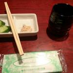 蕎麦切り屋 - お茶と先がけ。