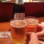 和彩弥 嶋川 - H.27.6.30.昼 瓶ビールde乾杯♪