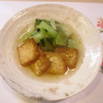 さか木 - チンゲン菜と厚揚げ