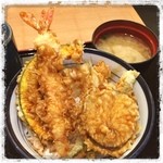 天丼てんや - 天丼にさつまいも天追加〜°˖✧◝(⁰▿⁰)◜✧˖°