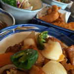 中国料理榮林 - 酢豚定食
            おまけもスープも美味しい