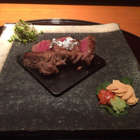 錦輝茶寮 - 肉鉄板焼き(サーロイン)