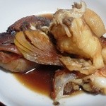 一匹３，５００円のアカハタを刺身と煮つけに