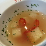 ランチのスープ