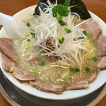 煮干中華 あさり - 肉背脂塩中華そば（並）￥840