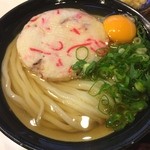 うどん 丸香 - 冷やかけ月見（中） + 丸天