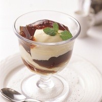 コーヒーゼリー & プリン