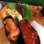 松栄寿司 - ウニとイクラ