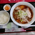 Chuugoku Gyosaikan Ten - 葱油鶏麺ランチ(780円）