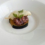 アラン シャペル - 揚げナスとキス