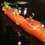 ジョンティ アッシュ - ランチコース 5110円 の岩手県八幡平サーモンのスモーク仕立て