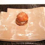 ジョンティ アッシュ - ランチコース 5110円 の秋刀魚のリエットシュー生地挟み