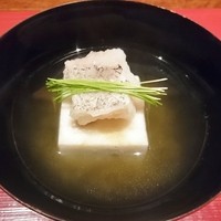 大和屋 横浜店 - 吸物：髭鱈・しめじ真丈
