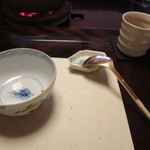 比良山荘 - お鍋の準備