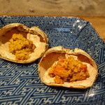 柳家 - モクズガニのオスメス食べ比べ