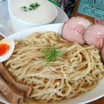 僕家のらーめん おえかき - 1511_僕家のらーめん おえかき_ハイパーつけ麺＠950円(麺)