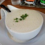 僕家のらーめん おえかき - 1511_僕家のらーめん おえかき_ハイパーつけ麺＠950円(つけ汁)