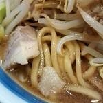 ラーメン豚力 - ラーメン￥680＋ブタ￥180 麺zoom!