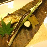 玉之湯 - ２泊目の焼肴は紅葉鯛、真菰筍味噌焼(2015年)