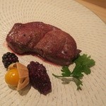 あま屋 - 蝦夷鹿肉シンタマのステーキ