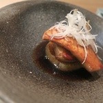 あま屋 - ブリとフォアグラと大根の照り焼き