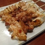 やきとり山平 - 焼き鳥　皮付き