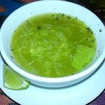 エル　パティオ - スープ、ライム付き