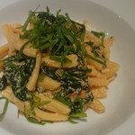 ビッレリア バブルクラフト - 辛子明太子とほうれん草のバターソース、カサレッチェ