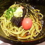 築地丸五 - 〆は茶そばで