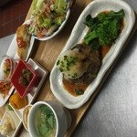 ソラ カフェ - 週替わりランチおろしハンバーグ