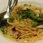 トラットリア クアルト - 【2015年11月忘年会】ヤリイカのペペロンチーノ