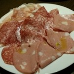 トラットリア クアルト - 【2015年11月忘年会】ハム3種類