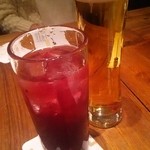 ぴょんぴょん舎  - 山葡萄サワー&ビール