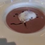 レストラン オルフェ - 紫キャベツのスープ
