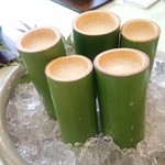 宇豆基野 - (11/28)豆乳と洋梨のジュース　ソーダ割