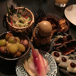 黒猫夜 六本木店 - 前菜盛り合わせ