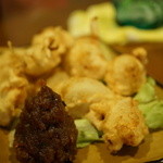 とんとんみ - にんにく天ぷら