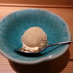 寿しの吉乃 - 2015.11 ほうじ茶のアイスクリーム
