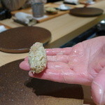 寿しの吉乃 - 2015.11 かに身とかに味噌和え