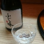 Ryourifu Ji Mi - 日本酒は店名を冠した瀧嵐か熱燗は土佐鶴
      もう少し選択肢が欲しいところ