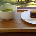 本日のお菓子とお抹茶セット