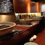 和彩弥 嶋川 - H.27.11.28.夜 カウンター上の大皿料理