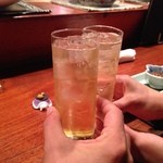 和彩弥 嶋川 - H.27.11.28.夜 角ハイボール(ダブル) vs 竹鶴17年ハイボール(シングル) de 乾杯♪