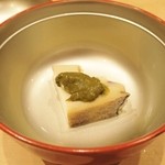 三谷 - 大原産アワビと肝ソース