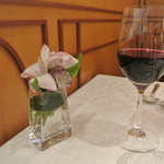 資生堂パーラー - 花とホジョレー・ヌーボー