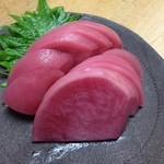 旬のさかな総 - H.27.7.3.夜 赤かぶ漬物