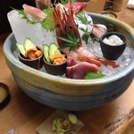 旬のさかな総 - H.27.7.3.夜 お造り盛り合わせ
