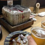 旬のさかな総 - H.27.7.3.夜 つきだしのするめいか炭火焼