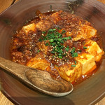 ハルナツカフェ - 麻婆豆腐 今日のオススメメニューでした。四川山椒が効いてて辛さもしっかりしてます。