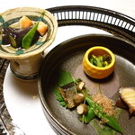 Nakanobou Zuien - 前菜盛り